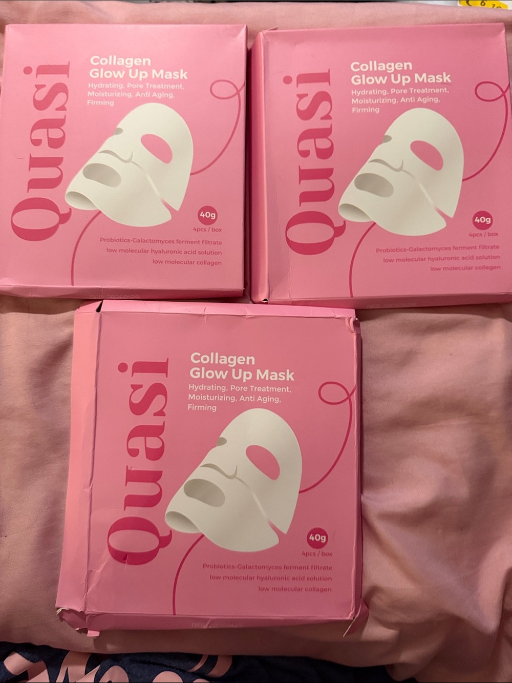 Collagen Glow Up Mask - Hydrating Pink Face Mask